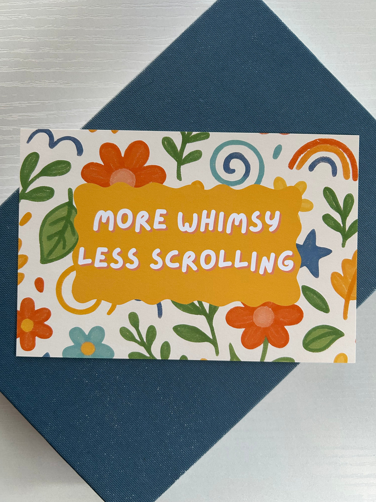 “more whimsy” postcard set