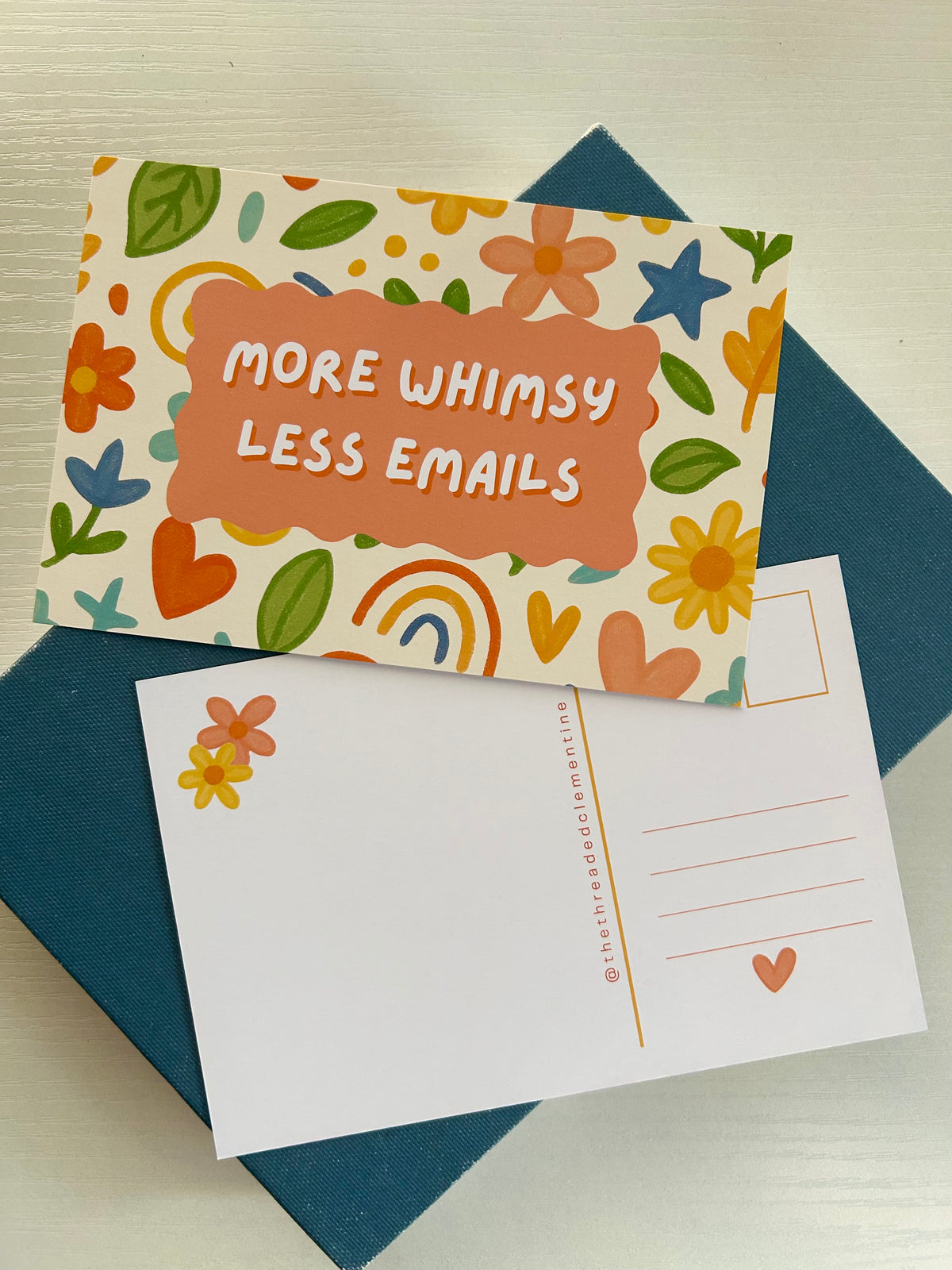 “more whimsy” postcard set